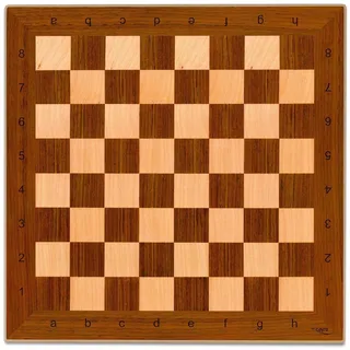 Cayro – Schachbrett aus Holz – 40 x 40 cm – ohne Figuren – klassisches Brettspiel – 2 Spieler