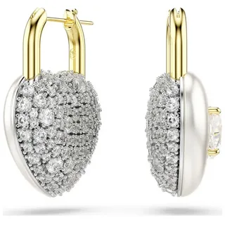 Swarovski Ohrhänger Idyllia Herz Gold/Weiß 375