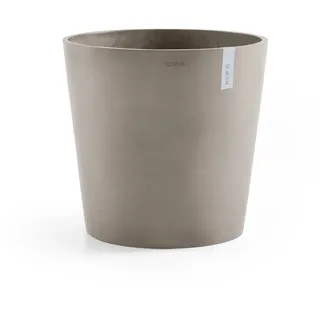 Ecopots Amsterdam Ø 50 x 43,9 cm Weiß/Schwarz
