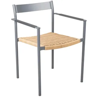 Brafab DK Gartenstuhl Aluminium/Geflecht - anthrazit,