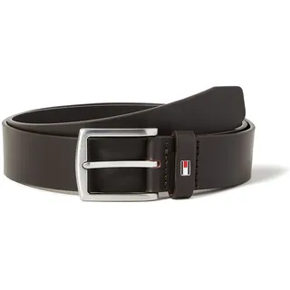 Tommy Hilfiger Herrengürtel Leder 3,5 cm Braun 80