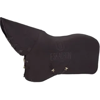 Eskadron Abschwitzdecke DoubleFleece HIGH Neck black truffle Heritage HW 2526