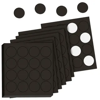 OFFCUP Vielseitige Flache Magnete, 176 Pcs Mini Magnete 19mm | Stark Magnetplatte, Magnet Flach, Kreisförmiger Durchmesser