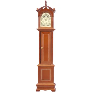 Miniatur-standuhr Aus Holz Für Puppenhäuser Im Maßstab 1:12 – Modellmöbel-accessoire