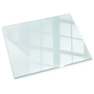 Tulup Glasplatte Rechteck 80 x 60 x 0,4 cm transparent