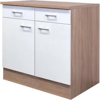 Flex-Well Unterschrank Samoa 80 x 60 x 85 cm Weiß