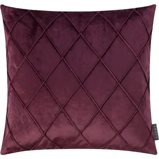 Magma Heimtex Kissenbezug Nobless 50 x 50 cm Weinrot
