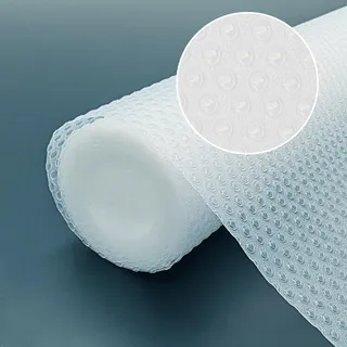 NZNSML 30 x 300 cm Schubladenmatte Nicht Klebende Antirutschmatte Schubladen Wasserdicht Ölbeständig Schrankpapier Kühlschrankmatten Schubladeneinlage Folie für Küchenschränke Regale Transparent