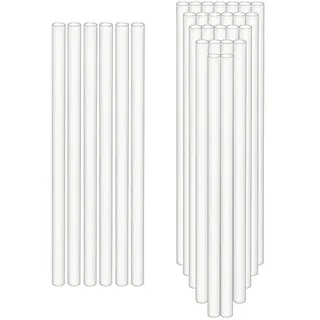 Famanu Tortenstützen 30 Stück - Tortenständer und weiße Tortenstecker für mehrlagige Torten - 24 cm