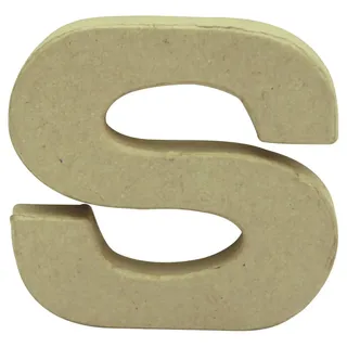 Décopatch AC831C - Kleiner Buchstabe aus Pappmaché, s 1,5x8,5x8,5cm, perfekte Deko für das Zuhause, 1 Stück