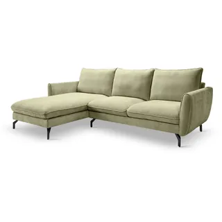xonox Eckcouch Polyester L-Form 3-Sitzer Grün
