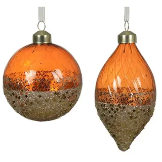 Decoris Weihnachtskugel/zwiebel Ø 8 cm |  bitte wähle dein Wunschdesign aus