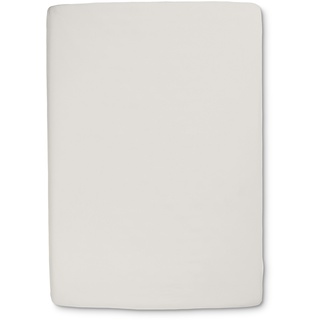 ESTELLA Spannbettlaken Zwirnjersey Jersey Weiß Elfenbein 200 x cm