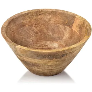 Mondex Schale, Braun, Holz, 21 cm, Essen & Trinken, Geschirr, Schalen & Schüsseln, Obstschalen