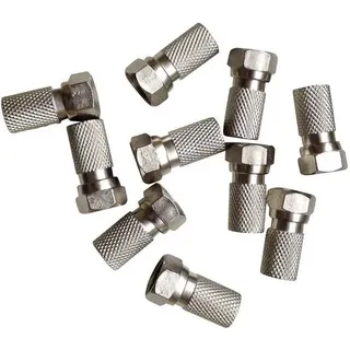 BKL Electronic 0403018/10DCR F-Stecker mit Dichtungsring Anschlüsse: F-Stecker Kabel-Durchmesser: 7.20mm 10St.