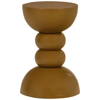Woood Beistelltisch Miel - Mangoholz Honiggelb, Ø 35 cm