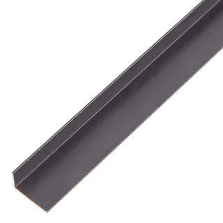 GAH Alberts Alberts Winkelprofil, Aluminium, schwarz eloxiert | 2000 x 10 mm