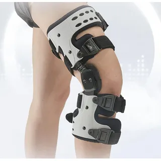 QiuShuiDr OA-Entlastungs-Knieorthese, Arthritis-Knieschmerzlinderung, Verstellbare Knie-ROM-Orthese, Stabilisierende Knieorthese, Unterstützung des Linken/rechten Beins Bei Arthritis (Right)