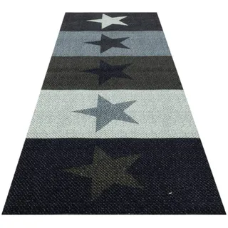 HOMEFACTO:RI Küchenläufer Küchenteppich Teppichläufer Brücke Sterne Stars | waschbar, Größe:ca. 45 x 145 cm, Designs:Sterne | bunt