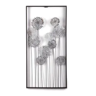 DESIGN DELIGHTS Wanddeko, Silber, Metall, 62 cm, Dekoration, Skulpturen | Dekoobjekte, Wanddeko