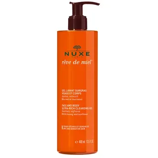 NUXE Reve de Miel Gel Lavant Surgras Visage/Corps 400 ml