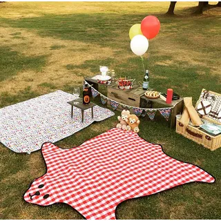 Picknickdecke Campingdecke Picnic Blanket "Bär", wasserdicht beschichtet, SuckUK