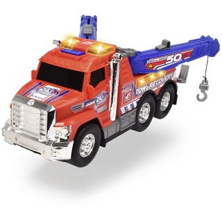 Dickie Toys - Tow Truck – 31,5 cm großer Abschleppwagen, mit Licht & Sound, viele Funktionen, Spielzeugauto für Kinder ab 3 Jahren
