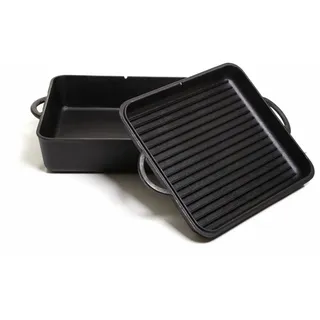 Kastenform mit Deckel CAMP CHEF DO13S Gusseisen Bräter Schmortopf dutch oven