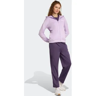 adidas Damen, Sportanzug Essentials Linear, Größe XS in lila POWPLU