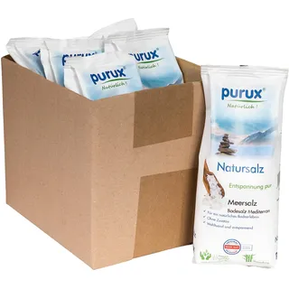 purux Mediterran Badesalz 6 x 1 kg