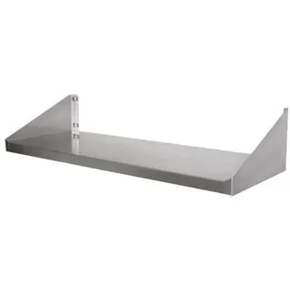 Wandbord 0,4 x 0,2 m Wandregal Gastroregal Regal Hängebord Ablage Edelstahl