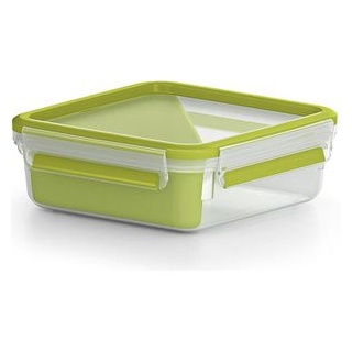 Emsa Lunchbox Clip und Go 518104, Kunststoff, Sandwichbox mit Einsatz, 850 ml