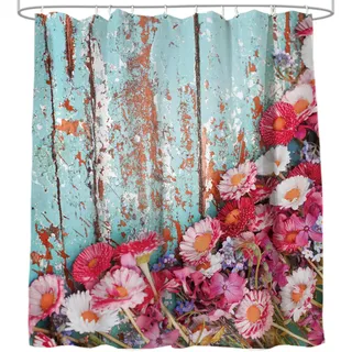 Sanilo Duschvorhang Spring 180 x 200 cm rosa