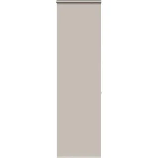 Homgoday Duschrollo mit Kassette Duschvorhang Badrollo Duschrollo für Badewanne Duschrollo für Dusche und kleine Bäder 60x240 cm Stoffbreite 56 cm Hellgrau