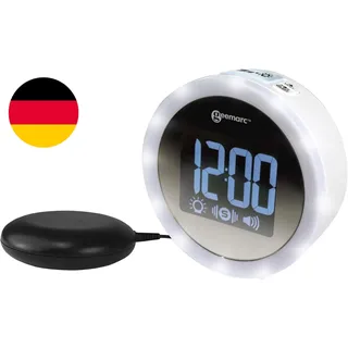 Wecker Mit 95Db Lautem Alarm, Blitzlicht Und Vibrationskissen - Geemarc Wake 'N'