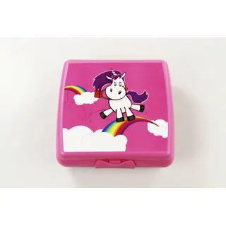 TUPPERWARE To Go Sandwich-Box pink Einhorn Pausenbox Brotbox Schule Brotbehälter