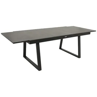 DEGAMO Reims Ausziehtisch 180/240 x 100 x 75 cm anthrazit/grau