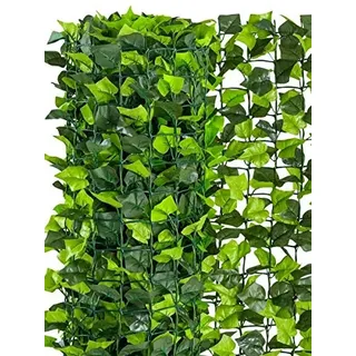 ABC Home | Sichtschutz Efeu Künstlich 300x100 cm – Garten, Zaun, Balkon