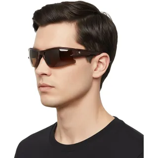 Champion Sport Sonnenbrille Herren Sport-Brille verspiegelte Urlaubs-Brille polarisiert Filterkategorie 3 CU516102 Braun - One-Size