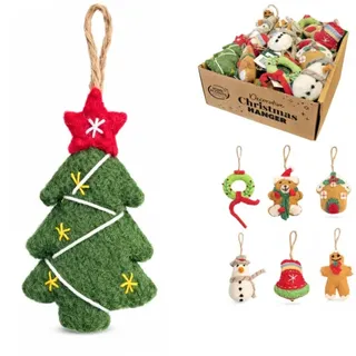 Home Accents Weihnachtshänger Filz 11 cm 7 sortiert