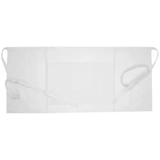 Macma Kochschürze Servierschürze / Größe: ca. 89x40cm / Farbe: weiß