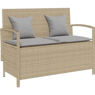 vidaXL Gartenbank 112 x 56 x 87 cm Beige