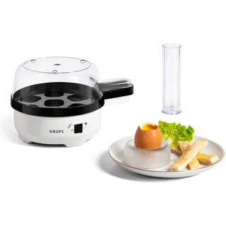 Krups EG2331 7 Eier + Messbecher Weiß/Schwarz