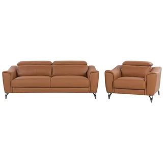 Beliani Sessel 203 x 93 x 98 cm Braun