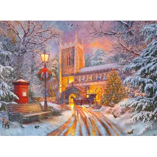 Ravensburger Erwachsenenpuzzle 500 Teile - Funkelnde Weihnachten