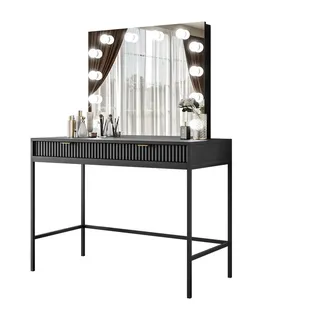 lookway Schminktisch, MIT SPIEGEL CORTADO ELITE Schwarz,