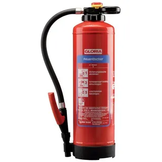 Gloria Wasserfeuerlöscher 6 kg aufladb. Brandkl. 34 A m. Wandh.
