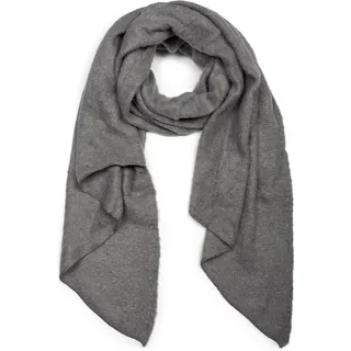 styleBREAKER XXL-Schal Asymmetrischer unifarbener Web Schal, (1-St) grau