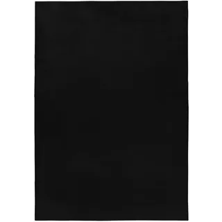 Ayyildiz Pouffy Hochflorteppich 160 x 230 cm Schwarz