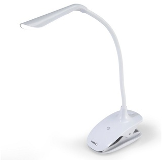 Fysic LED Tischleuchte FL-11, Warmes Weiß (2200-300 K), Warmes Weiß (2200-300 K), Tischlampe, LED Tischleuchte mit Halterung weiß